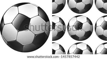 Seamless design pattern isolated on white illustration