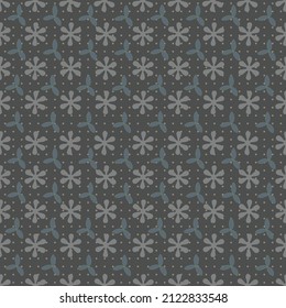 Seamless design pattern with leaf and flowers , background , cover and wallpaper