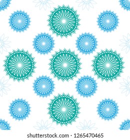 seamless design with a smooth antique pattern