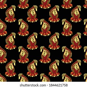 seamless design vector pattern and ground