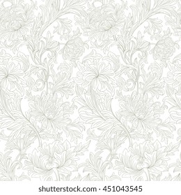 Seamless design for a wallpaper, textile and drawing.  Print seamless pattern .  Vector.  Background