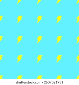 seamless design of yellow lightning