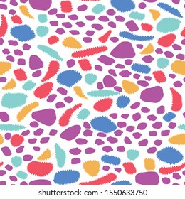 Seamless design.colorfull Geometric complementary visual. Embroidered background texture for textile and fabric embroidery