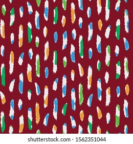 Seamless design.Geometric complementary visual. Embroidered background texture for textile and fabric embroidery