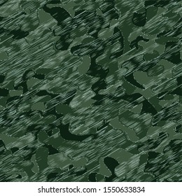 Seamless design.green Geometric complementary visual. Embroidered background texture for textile and fabric embroidery