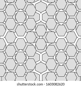 Seamless design.Honeycomb Geometric complementary visual. Embroidered background texture for textile and fabric embroidery
