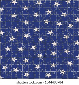 Seamless design.stars Geometric complementary visual. Embroidered background texture for textile and fabric embroidery