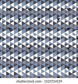 Seamless design.triangles Geometric complementary visual. Embroidered background texture for textile and fabric embroidery