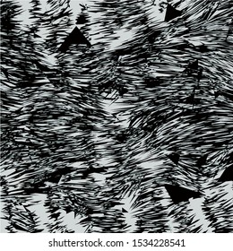 Seamless design.wavy lines Geometric complementary visual. Embroidered background texture for textile and fabric embroidery