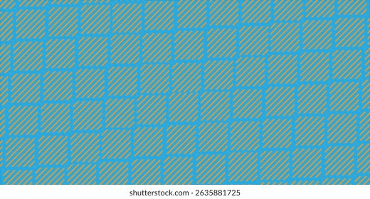 Padrão de checker de gingham diagonal sem costura em azul de cobalto pastel e branco. Contemporâneo luz turquesa linho texturizado fundo de diamante. Baby boy moda listrado cheques papel de parede têxtil ou viveiro