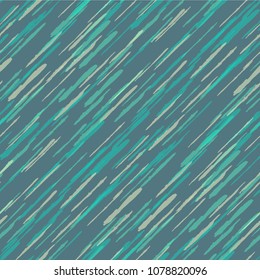 Seamless Diagonal Grunge Stripes. Abstract Texture with Dry Brush Strokes. Scribbled Grunge Rapport for Fabric, Cloth, Textile Trendy Vector Background.