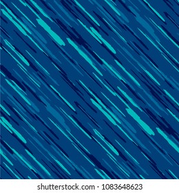 Seamless Diagonal Grunge Stripes. Abstract Texture with Dry Brush Strokes. Scribbled Grunge Pattern for Wallpaper, Print, Textile Retro Vector Background.