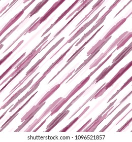 Seamless Diagonal Grunge Stripes. Abstract Texture with Brush Strokes. Scribbled Grunge Pattern for Fabric, Print, Textile Retro Vector Background with Stripes.