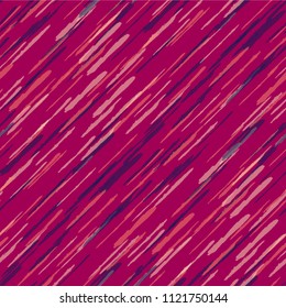 Seamless Diagonal Grunge Stripes. Abstract Texture with Brush Strokes. Scribbled Grunge Rapport for Wallpaper, Print, Textile Trendy Vector Background.