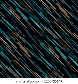 Seamless Diagonal Grunge Stripes. Abstract Texture with Dry Brush Strokes. Scribbled Grunge Pattern for Fabric, Cloth, Textile Trendy Vector Background with Stripes.