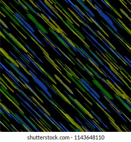 Seamless Diagonal Grunge Stripes. Abstract Texture with Dry Brush Strokes. Scribbled Grunge Pattern for Fabric, Print, Textile Retro Vector Background with Stripes.