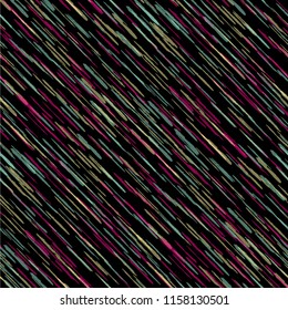 Seamless Diagonal Grunge Stripes. Abstract Texture with Brush Strokes. Scribbled Grunge Rapport for Fabric, Cloth, Paper Rustic Vector Background.
