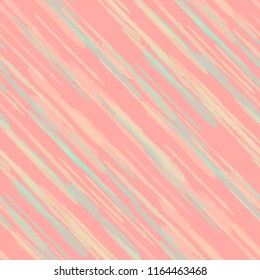 Seamless Diagonal Grunge Stripes. Abstract Texture with Dry Brush Strokes. Scribbled Grunge Rapport for Fabric, Print, Textile Retro Vector Background with Stripes.