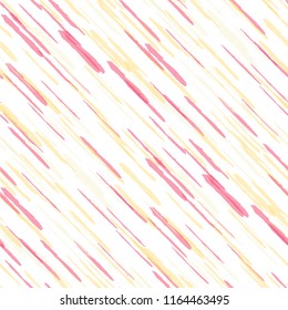 Seamless Diagonal Grunge Stripes. Abstract Texture with Brush Strokes. Scribbled Grunge Pattern for Fabric, Cloth, Paper Retro Vector Background with Stripes.
