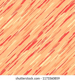 Seamless Diagonal Grunge Stripes. Abstract Texture with Dry Brush Strokes. Scribbled Grunge Motif for Wallpaper, Print, Textile Rustic Vector Background.
