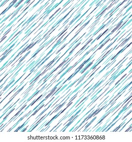 Seamless Diagonal Grunge Stripes. Abstract Texture with Brush Strokes. Scribbled Grunge Pattern for Fabric, Cloth, Textile Trendy Vector Background.