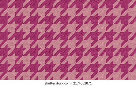 Seamless diagonal houndstooth shinori pattern vector illustration print for modern fashion textile design, autumn, winter, spring dress, jacket, coat, skirt, scarf, handkerchief, curtain, tablecloth
