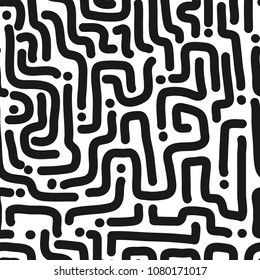 Seamless diagonal line pattern. Monochrome stripes black and white texture. Repeating geometric simple graphic abstract background.