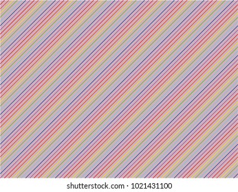 Seamless diagonal line pattern vector. Rainbow design on purple. Design print for textile, wallpaper, fabric, background. Set 7