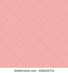 Seamless diagonal line pattern vector. Design modular tile white on pink. Design print for textile, wallpaper, background. Set 3