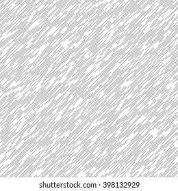 Seamless Diagonal Line Pattern. Vector Black and White Background