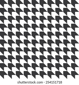 Seamless diagonal op art arrow pattern vector