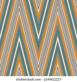 Patrón diagonal sin inconfundibles en tonos beige-marrón-azul-naranja. EPS vectorial 10