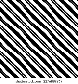 Seamless diagonal pattern. Repeat decorative design.Abstract texture for textile, fabric, wallpaper, wrapping paper.Black and white geometric wallpaper. 
