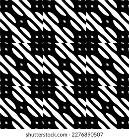 Seamless diagonal pattern. Repeat decorative design.Abstract texture for textile, fabric, wallpaper, wrapping paper.Black and white geometric wallpaper. 