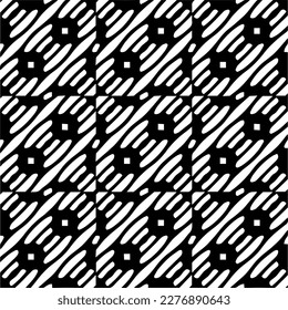 Seamless diagonal pattern. Repeat decorative design.Abstract texture for textile, fabric, wallpaper, wrapping paper.Black and white geometric wallpaper. 