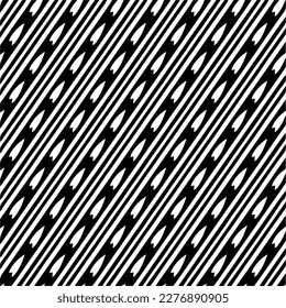 Seamless diagonal pattern. Repeat decorative design.Abstract texture for textile, fabric, wallpaper, wrapping paper.Black and white geometric wallpaper. 