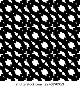 Seamless diagonal pattern. Repeat decorative design.Abstract texture for textile, fabric, wallpaper, wrapping paper.Black and white geometric wallpaper. 