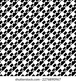 Seamless diagonal pattern. Repeat decorative design.Abstract texture for textile, fabric, wallpaper, wrapping paper.Black and white geometric wallpaper. 