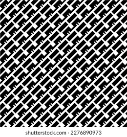 Seamless diagonal pattern. Repeat decorative design.Abstract texture for textile, fabric, wallpaper, wrapping paper.Black and white geometric wallpaper. 