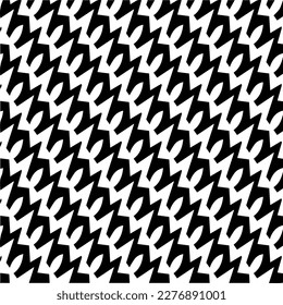 Seamless diagonal pattern. Repeat decorative design.Abstract texture for textile, fabric, wallpaper, wrapping paper.Black and white geometric wallpaper. 