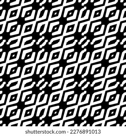 Seamless diagonal pattern. Repeat decorative design.Abstract texture for textile, fabric, wallpaper, wrapping paper.Black and white geometric wallpaper. 