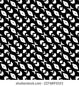 Seamless diagonal pattern. Repeat decorative design.Abstract texture for textile, fabric, wallpaper, wrapping paper.Black and white geometric wallpaper. 