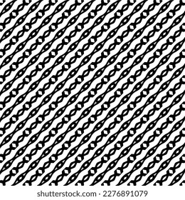 Seamless diagonal pattern. Repeat decorative design.Abstract texture for textile, fabric, wallpaper, wrapping paper.Black and white geometric wallpaper. 
