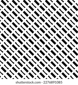 Seamless diagonal pattern. Repeat decorative design.Abstract texture for textile, fabric, wallpaper, wrapping paper.Black and white geometric wallpaper. 