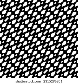 Seamless diagonal pattern. Repeat decorative design.Abstract texture for textile, fabric, wallpaper, wrapping paper. Black and white wallpaper.