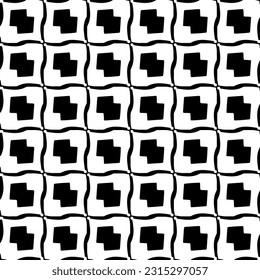 Seamless diagonal pattern. Repeat decorative design.Abstract texture for textile, fabric, wallpaper, wrapping paper. Black and white wallpaper.