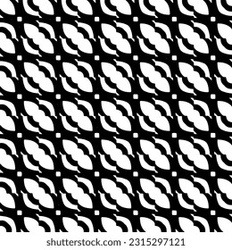 Seamless diagonal pattern. Repeat decorative design.Abstract texture for textile, fabric, wallpaper, wrapping paper. Black and white wallpaper.