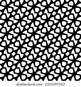 Seamless diagonal pattern. Repeat decorative design.Abstract texture for textile, fabric, wallpaper, wrapping paper. Black and white wallpaper.