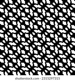 Seamless diagonal pattern. Repeat decorative design.Abstract texture for textile, fabric, wallpaper, wrapping paper. Black and white wallpaper.