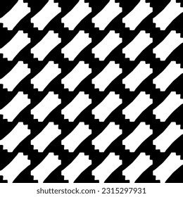 Seamless diagonal pattern. Repeat decorative design.Abstract texture for textile, fabric, wallpaper, wrapping paper. Black and white wallpaper.